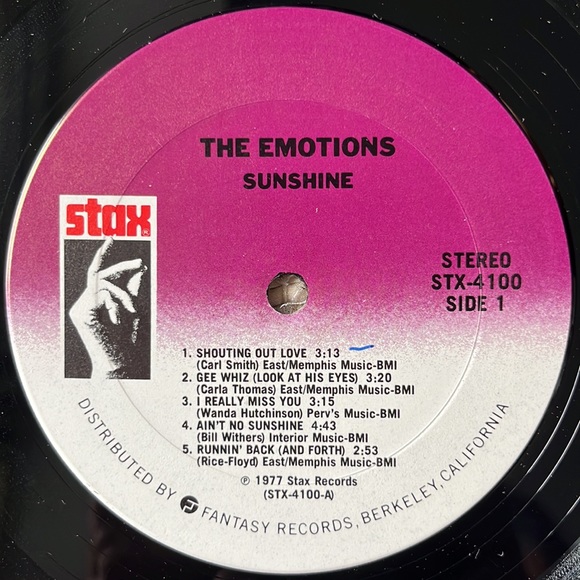 The Emotions - “Sunshine” Vinyl LP - Picture 4 of 5